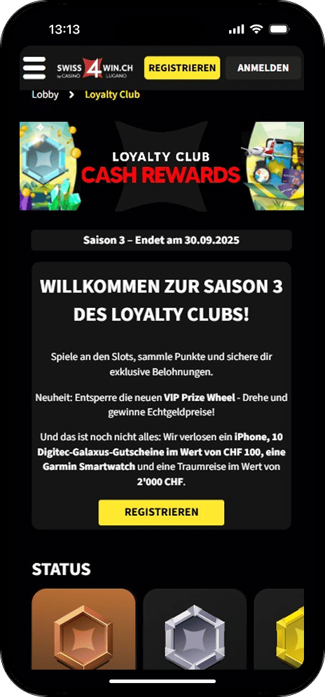 Swiss4win Loyalty